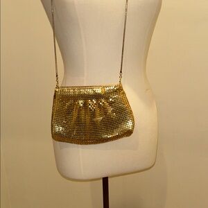 Vintage Another Y & S Original Elegant Gold Crossbody Bags